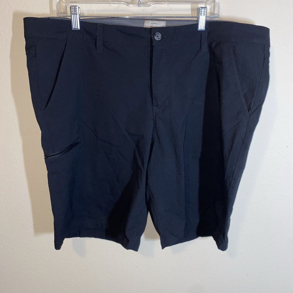 Weatherproof Vintage Men’s Flat Front Shorts Black